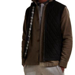 BARBOUR KYLE KNITTED GILET MSRP$195 in Black Great Review IDEAL for layer up